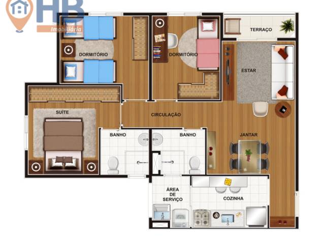 #AP5582 - Apartamento para Venda em São José dos Campos - SP - 1