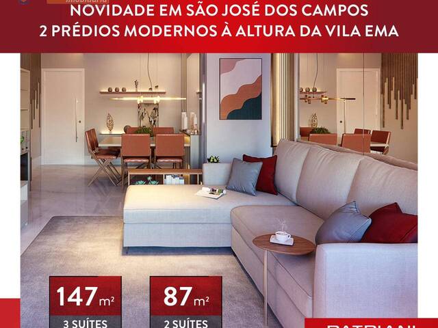 #LC3811 - Apartamento Varanda Gourmet para Venda em São José dos Campos - SP - 3